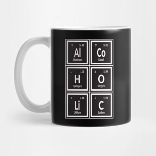 Alcoholic | Periodic Table Mug